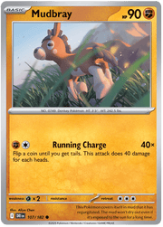 Mudbray 107/182 Common | Scarlet & Violet – Destined Rivals by Worth the XP on MYNTED