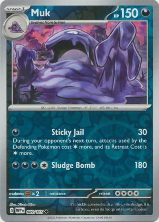 Muk SV: 151 Uncommon • 089/165 Reverse Holofoil by Shark Pop Culture on MYNTED