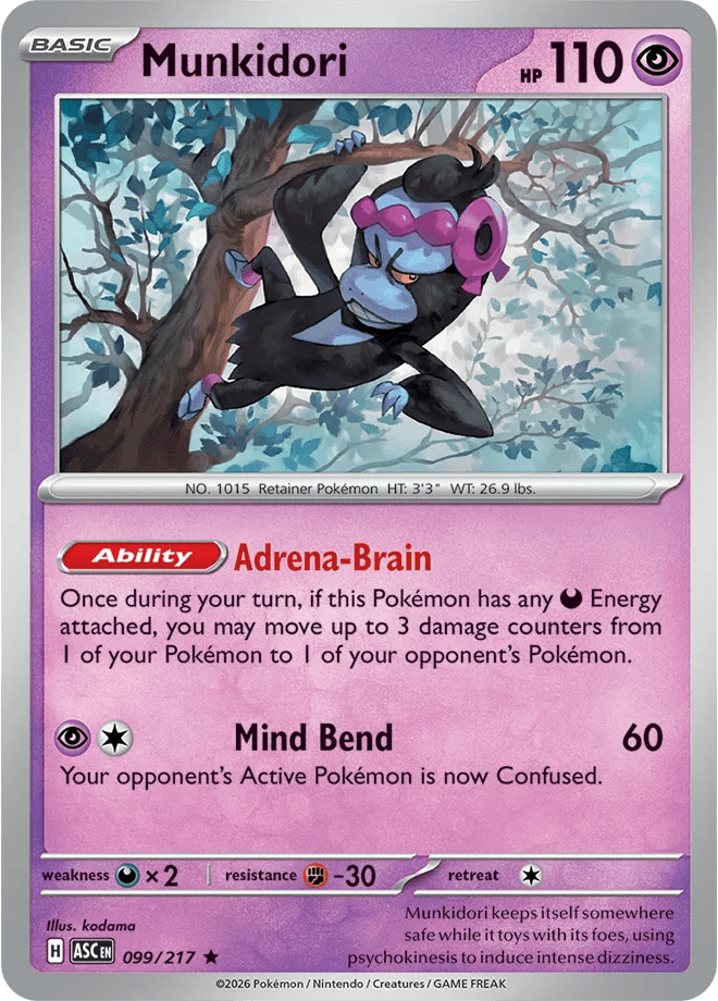 Munkidori 099/217 (Ascended Heroes) by Meeho Collectz on MYNTED