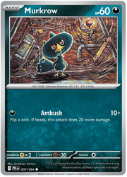 Murkrow 057/094 Common | Mega Evolution – Phantasmal Flames by Worth the XP on MYNTED