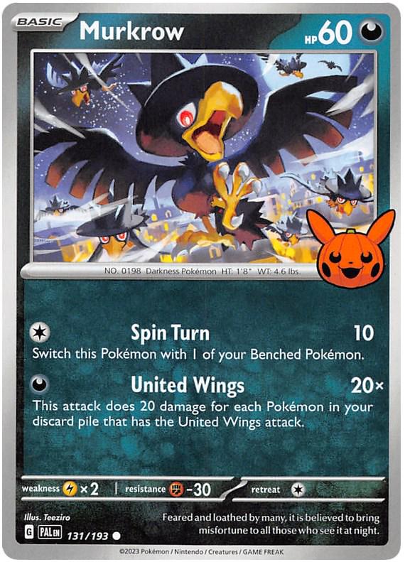 Murkrow 131 Pokemon Trick or Trade 2023 by Moe‘s Vault on MYNTED