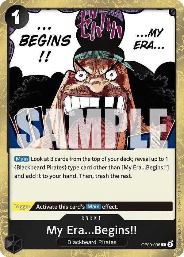 My Era...Begins!! Emperors in the New World R OP09 - 096 by Schmutzfink TCG on MYNTED