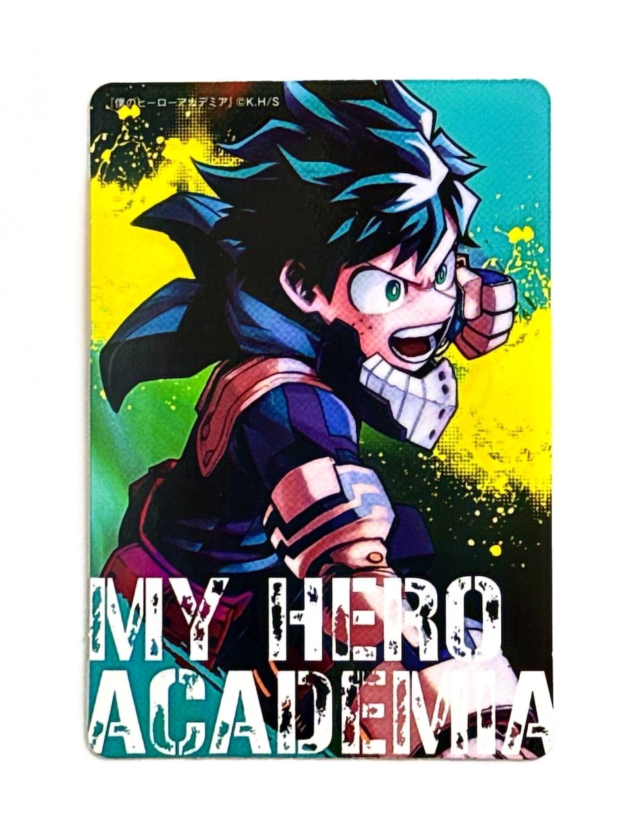 My Hero Academia – Author's Signature – Double Layer Sticker Card - Official Gradable - 2022 by TCGDON on MYNTED