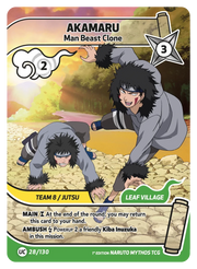 Mythos Naruto Konoha Shido 1st Edition : Akamaru Man Beast Clone 028UC-Holo by Fabio’s Black Box on MYNTED