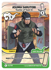 Mythos Naruto Konoha Shido 1st Edition : Asuma Sarutobi Teacher of Team 10 023C-Holo by Fabio’s Black Box on MYNTED