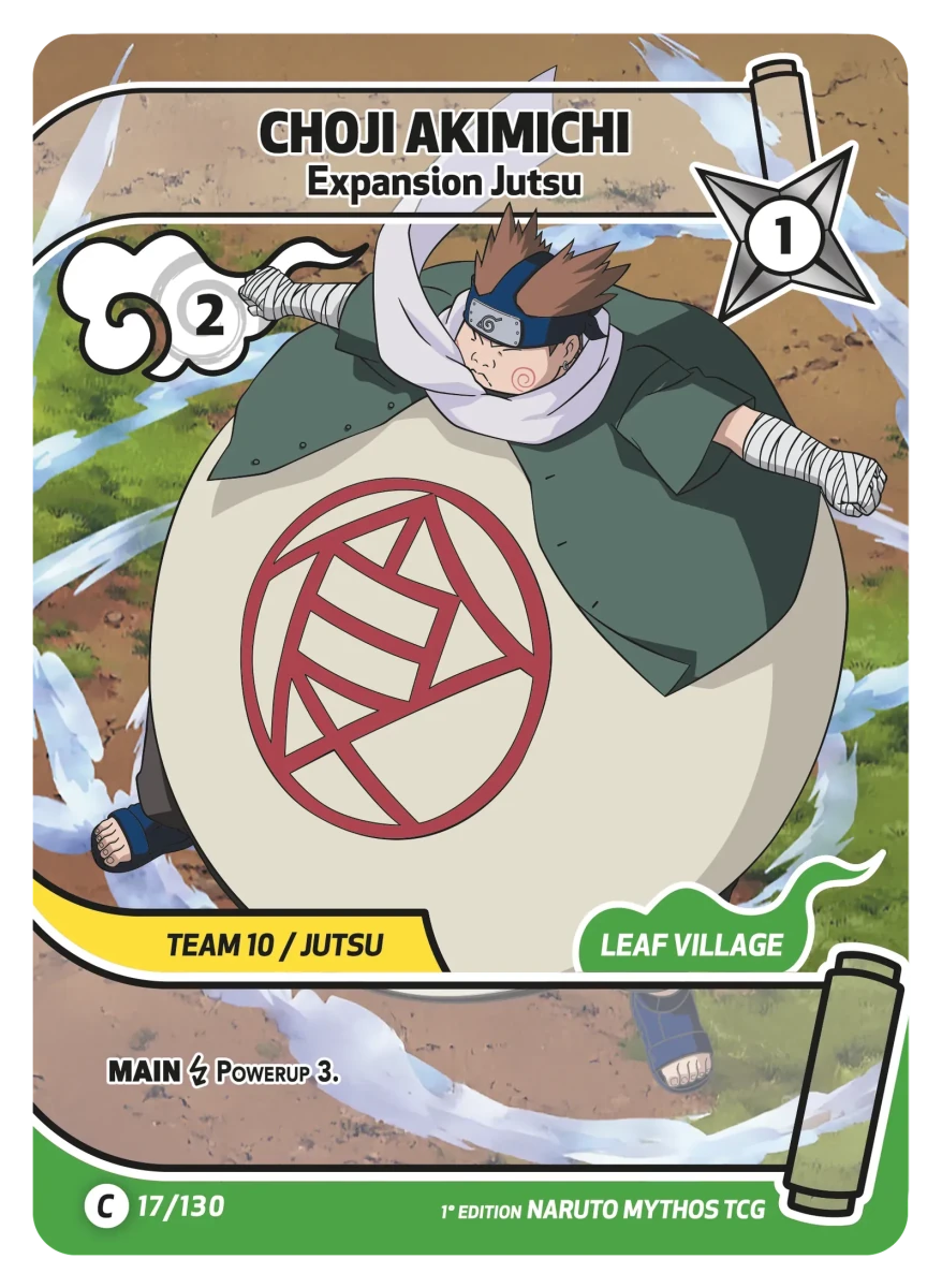 Mythos Naruto Konoha Shido 1st Edition : Choji Akimichi Expansion Jutsu 017C-Holo by Fabio’s Black Box on MYNTED