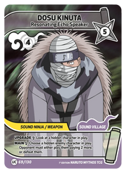 Mythos Naruto Konoha Shido 1st Edition : Dosu Kinuta Resonating Echo Speaker 069UC-Holo by Fabio’s Black Box on MYNTED