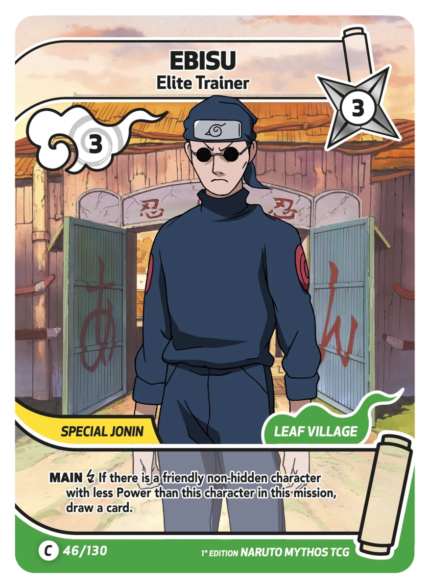 Mythos Naruto Konoha Shido 1st Edition : Ebisu Elite Trainer 046C-Holo by Fabio’s Black Box on MYNTED