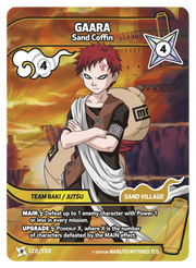 Mythos Naruto Konoha Shido 1st Edition : Gaara Sand Coffin 120 RARE by Fabio’s Black Box on MYNTED