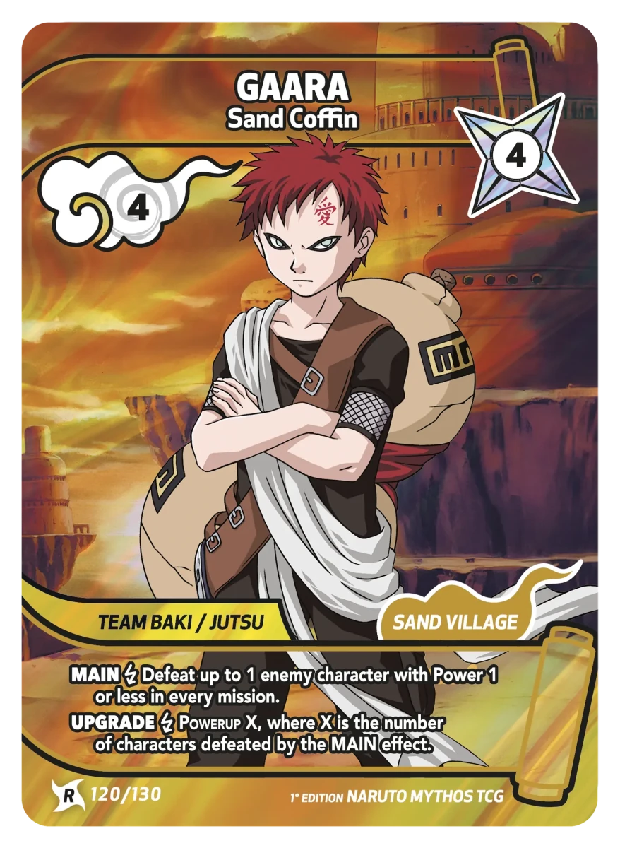 Mythos Naruto Konoha Shido 1st Edition : Gaara Sand Coffin 120 RARE by Fabio’s Black Box on MYNTED