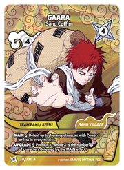 Mythos Naruto Konoha Shido 1st Edition : Gaara Sand Coffin 120 RARE-ART by Fabio’s Black Box on MYNTED