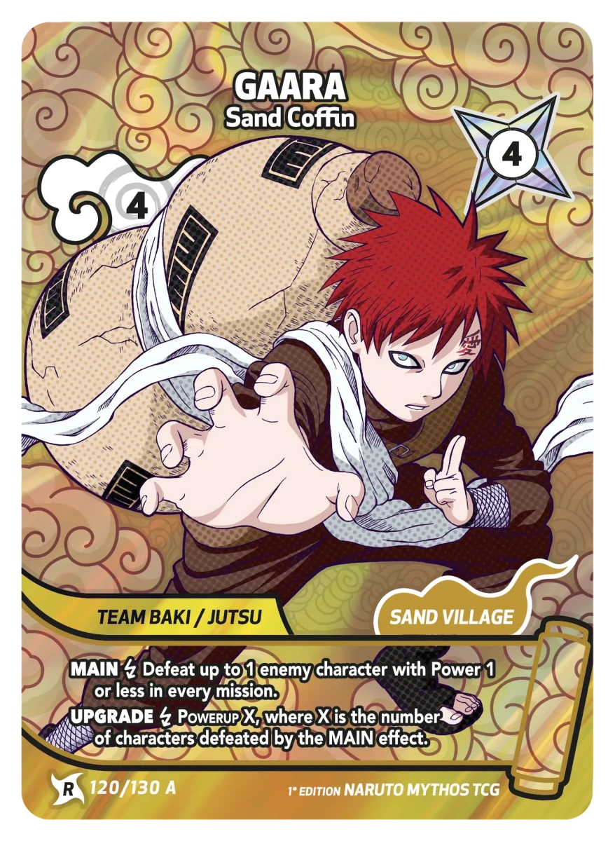 Mythos Naruto Konoha Shido 1st Edition : Gaara Sand Coffin 120 RARE-ART by Fabio’s Black Box on MYNTED
