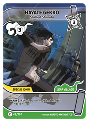 Mythos Naruto Konoha Shido 1st Edition : Hayate Gekko Skilled Shinobi 048C-Holo by Fabio’s Black Box on MYNTED