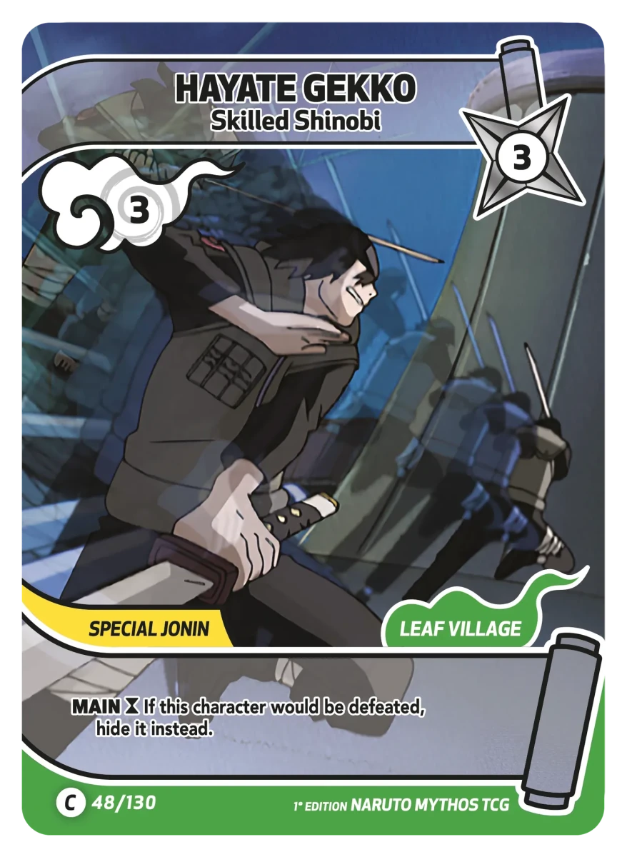Mythos Naruto Konoha Shido 1st Edition : Hayate Gekko Skilled Shinobi 048C-Holo by Fabio’s Black Box on MYNTED