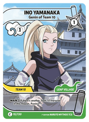 Mythos Naruto Konoha Shido 1st Edition : Ino Yamanaka Genin of Team 10 019C-Holo by Fabio’s Black Box on MYNTED