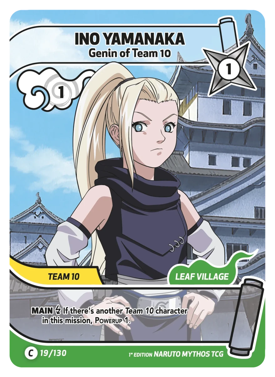 Mythos Naruto Konoha Shido 1st Edition : Ino Yamanaka Genin of Team 10 019C-Holo by Fabio’s Black Box on MYNTED