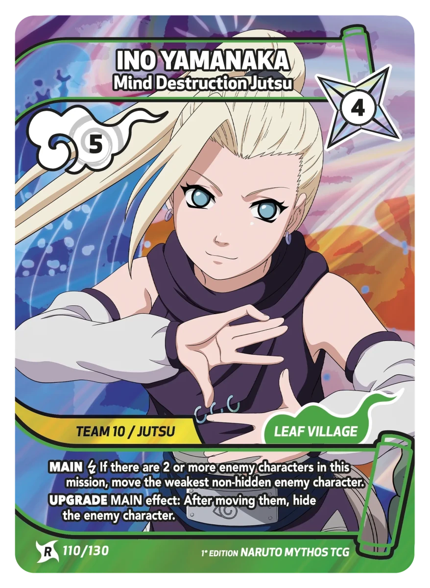 Mythos Naruto Konoha Shido 1st Edition : Ino Yamanaka Mind Destruction Jutsu 110 RARE by Fabio’s Black Box on MYNTED