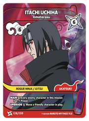 Mythos Naruto Konoha Shido 1st Edition : Itachi Uchiha Amaterasu 128 RARE by Fabio’s Black Box on MYNTED