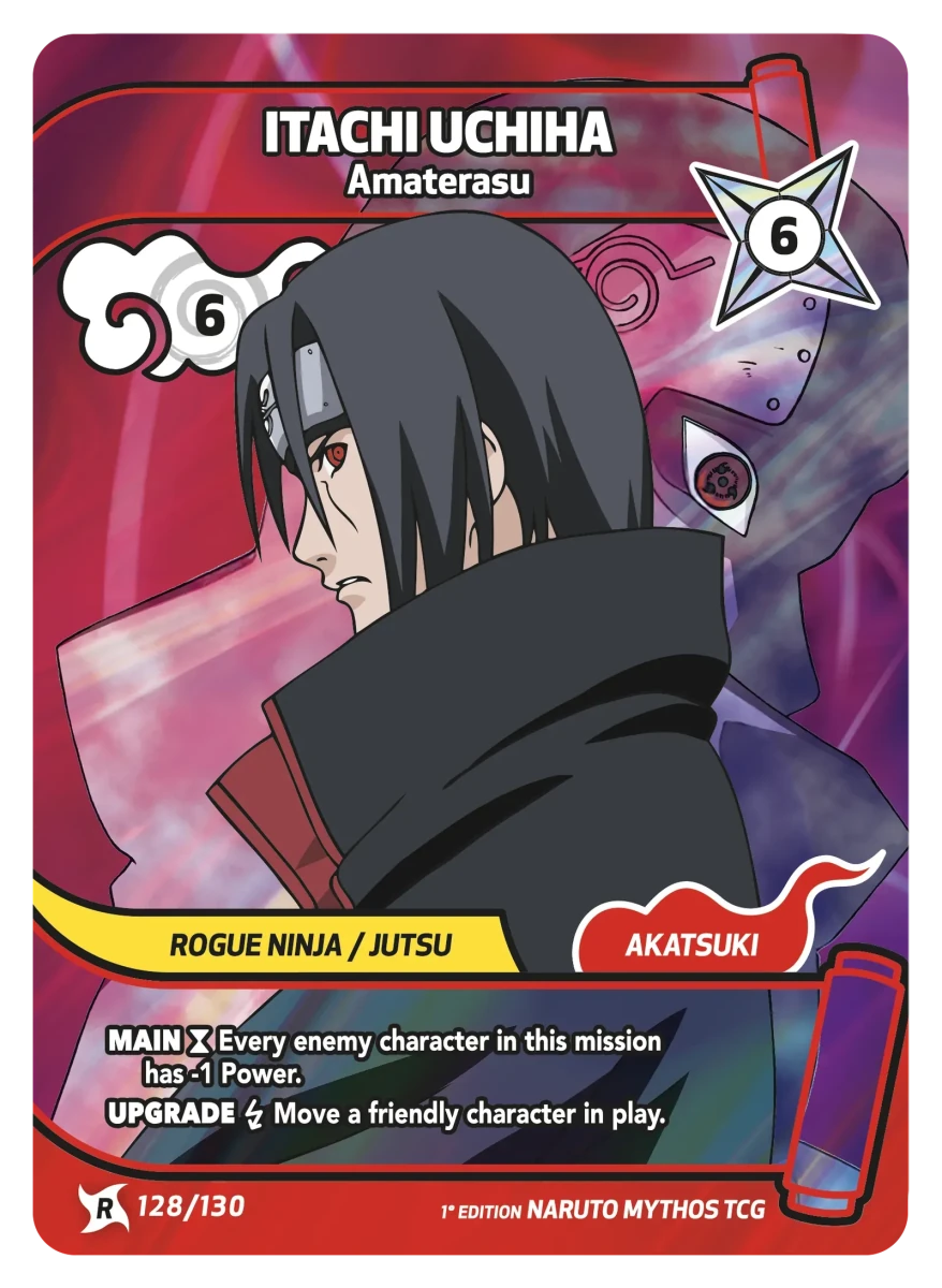 Mythos Naruto Konoha Shido 1st Edition : Itachi Uchiha Amaterasu 128 RARE by Fabio’s Black Box on MYNTED