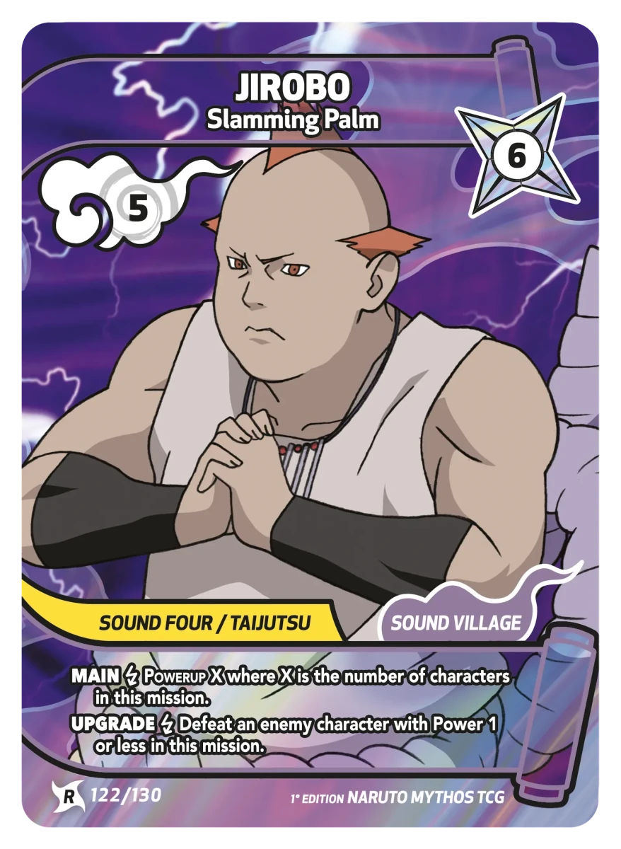 Mythos Naruto Konoha Shido 1st Edition : Jirobo Slamming Palm 122 RARE by Fabio’s Black Box on MYNTED