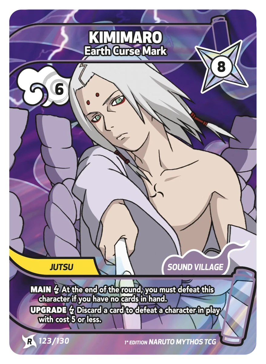 Mythos Naruto Konoha Shido 1st Edition : Kimimaro Earth Curse Mark 123 RARE by Fabio’s Black Box on MYNTED