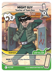 Mythos Naruto Konoha Shido 1st Edition : Might Guy Teacher of Team Guy 042C-Holo by Fabio’s Black Box on MYNTED
