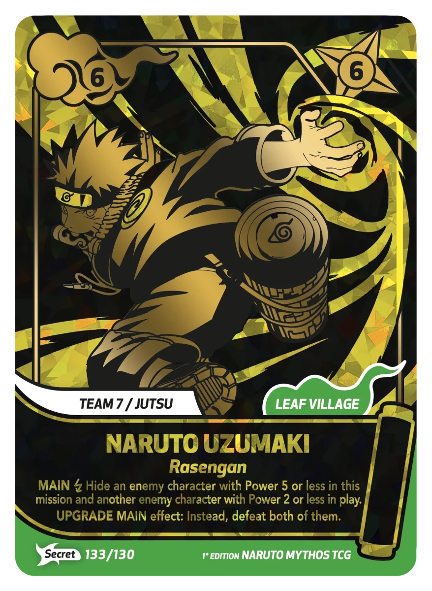 Mythos Naruto Konoha Shido 1st Edition : Naruto Uzumaki Rasengan 133 SECRET RARE by Fabio’s Black Box on MYNTED