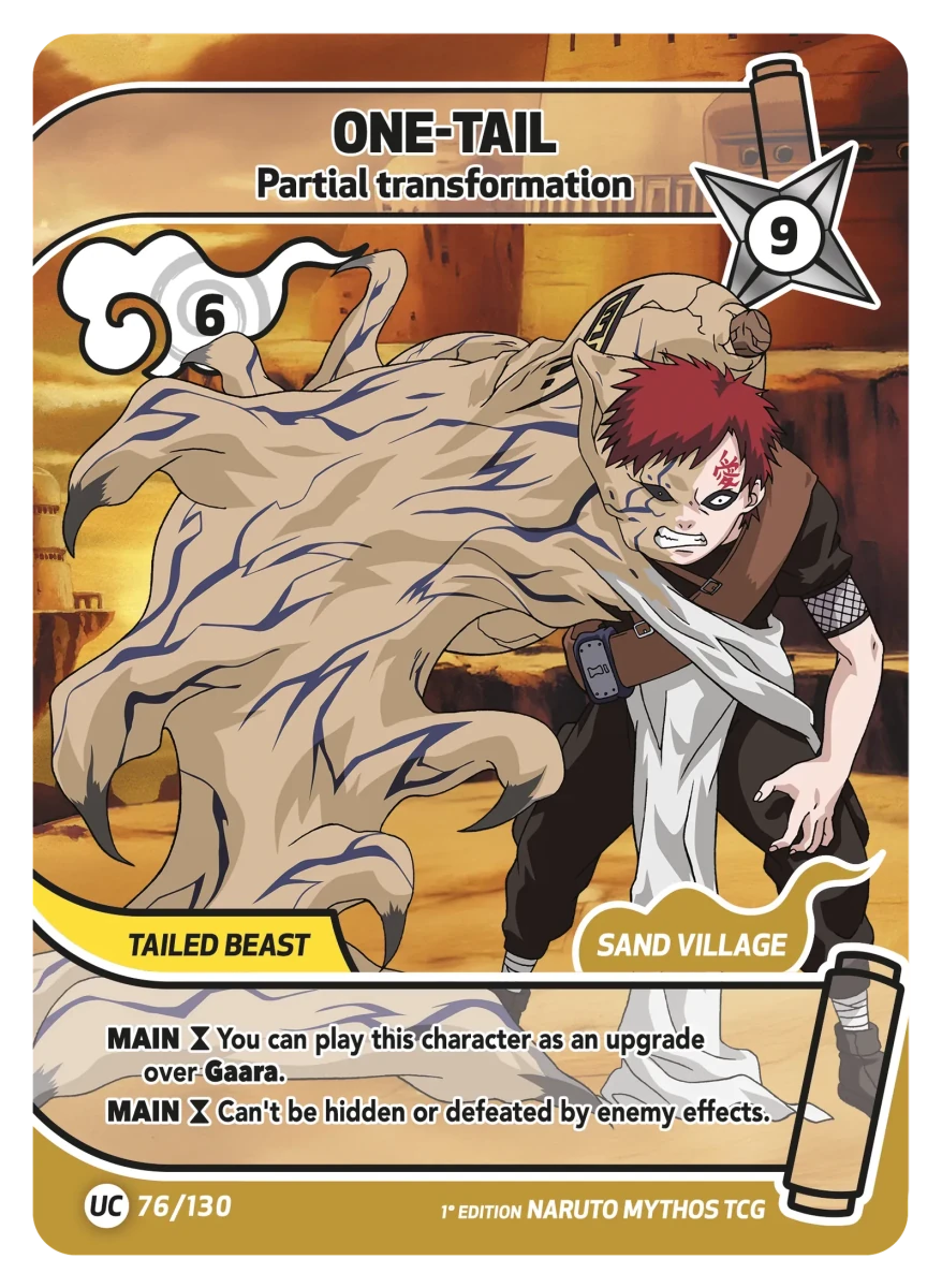Mythos Naruto Konoha Shido 1st Edition : One-Tail Partial transformation 076UC-Holo by Fabio’s Black Box on MYNTED