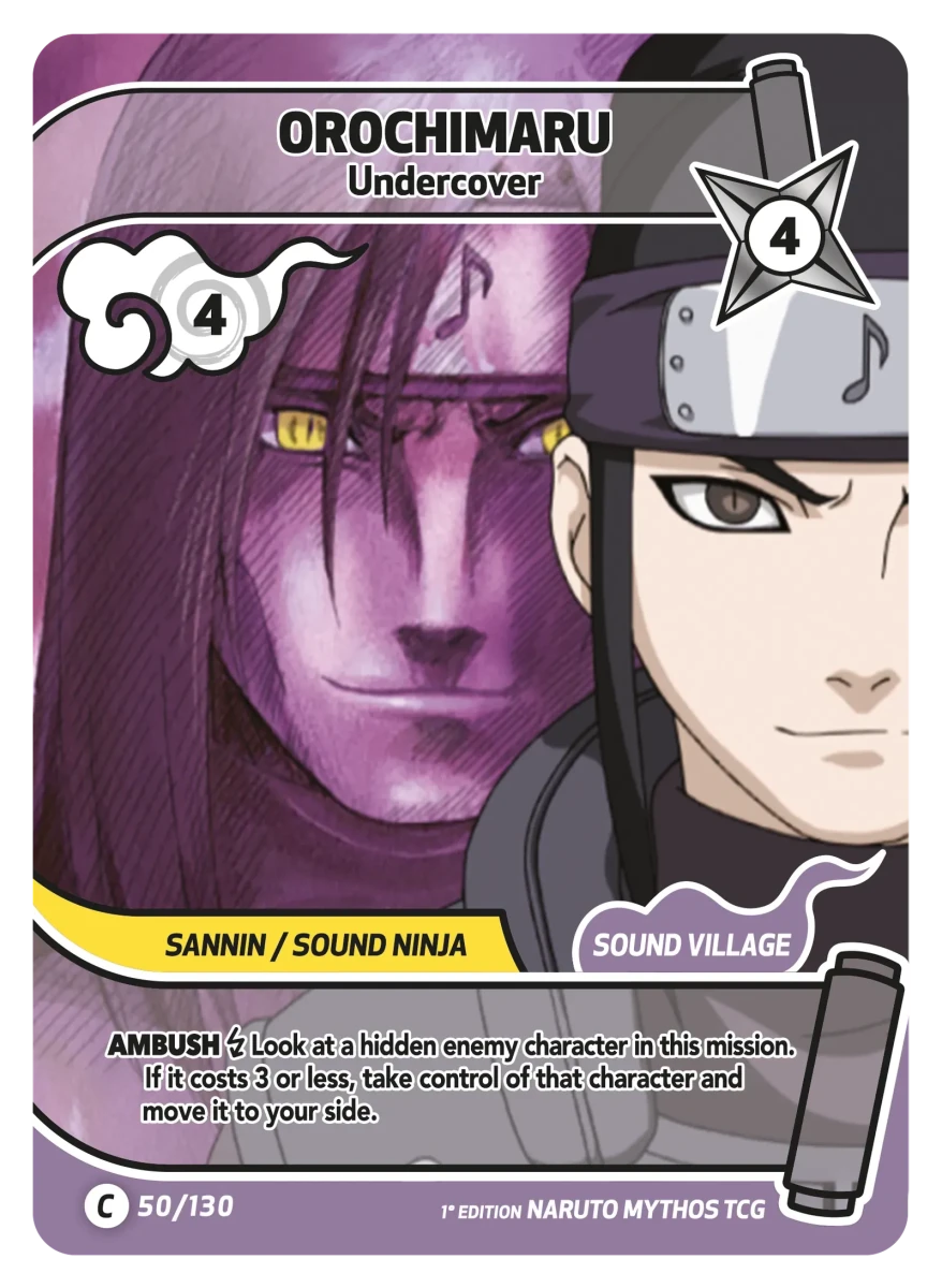 Mythos Naruto Konoha Shido 1st Edition : Orochimaru Undercover 050C-Holo by Fabio’s Black Box on MYNTED