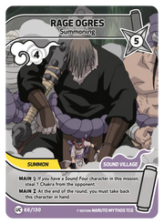 Mythos Naruto Konoha Shido 1st Edition : Rage Ogres Summoning 066UC-Holo by Fabio’s Black Box on MYNTED