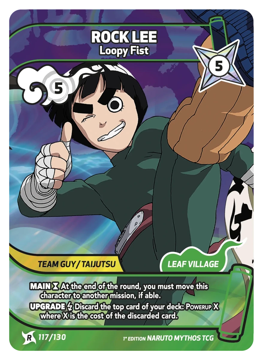 Mythos Naruto Konoha Shido 1st Edition : Rock Lee Loopy Fist 117 RARE by Fabio’s Black Box on MYNTED