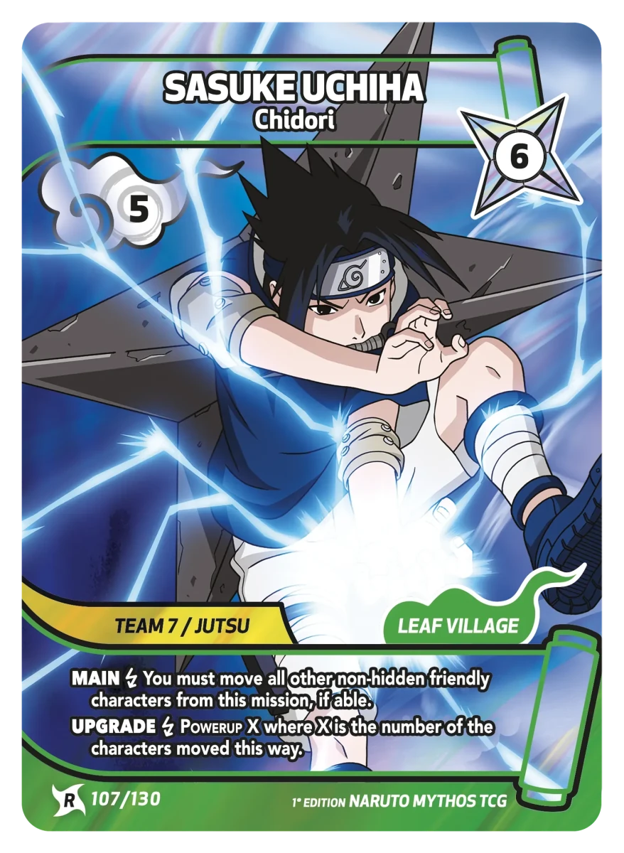 Mythos Naruto Konoha Shido 1st Edition : Sasuke Uchiha Chidori 107 RARE by Fabio’s Black Box on MYNTED