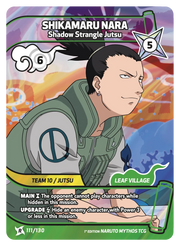 Mythos Naruto Konoha Shido 1st Edition : Shikamaru Nara Shadow Strangle Jutsu 111 RARE by Fabio’s Black Box on MYNTED