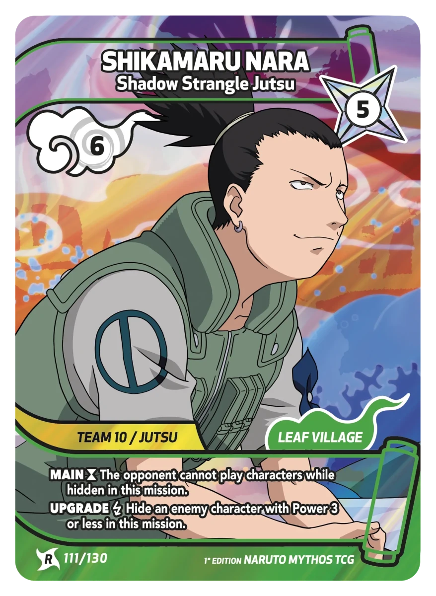Mythos Naruto Konoha Shido 1st Edition : Shikamaru Nara Shadow Strangle Jutsu 111 RARE by Fabio’s Black Box on MYNTED
