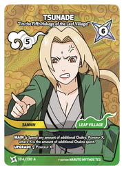 Mythos Naruto Konoha Shido 1st Edition : Tsunade I'm the Fifth Hokage of the Leaf Village! 104 RARE ART by Fabio’s Black Box on MYNTED