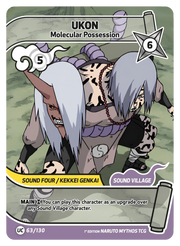 Mythos Naruto Konoha Shido 1st Edition : Ukon Molecular Possession 063UC-Holo by Fabio’s Black Box on MYNTED