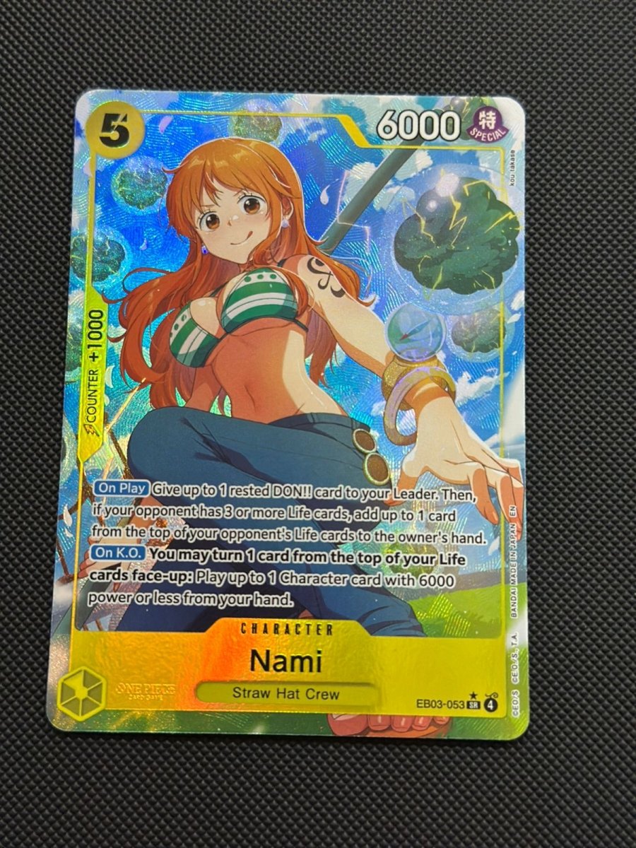 Nami (053) (Alternate Art) Extra Booster: One Piece Heroine's Edition SR • EB03 - 053 Foil by Marnie’s TCG on MYNTED