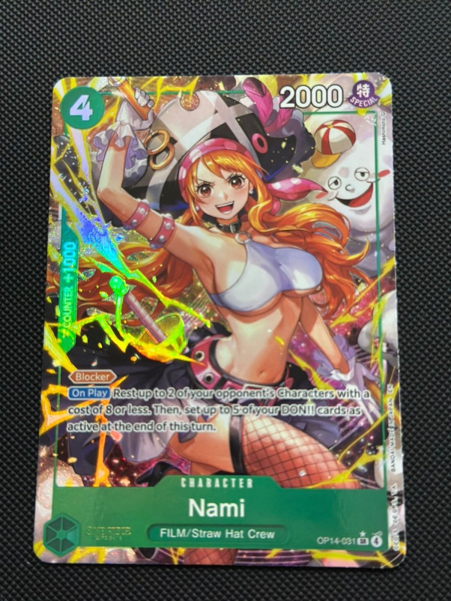 Nami (Alternate Art) The Azure Sea's Seven SR • OP14 - 031 Foil by Marnie’s TCG on MYNTED