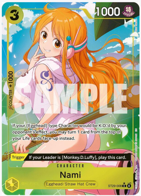 Nami (Full Art) - Starter Deck 29: Egghead (ST29-008) by Nekohime TCG on MYNTED