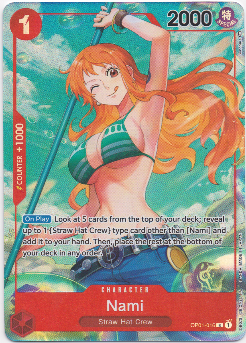Nami (Parallel) Romance Dawn R OP01-016 by PokeGrails on MYNTED