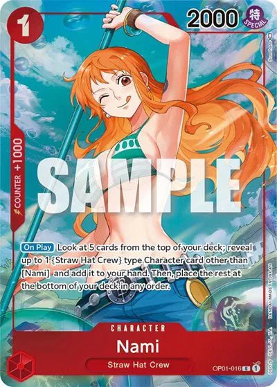 Nami (Parallel) Romance Dawn R OP01-016 by PokeGrails on MYNTED