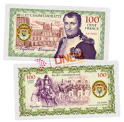 Napoleon Bonaparte 100 Cent Francs UNCB banknote by UNCB on MYNTED