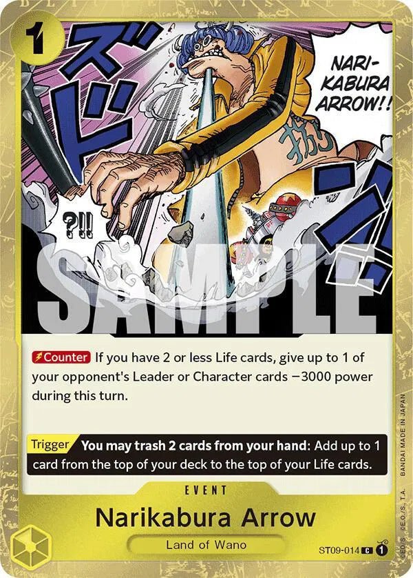Narikabura Arrow (Jolly Roger Foil) Premium Booster C ST09 - 014 by Schmutzfink TCG on MYNTED