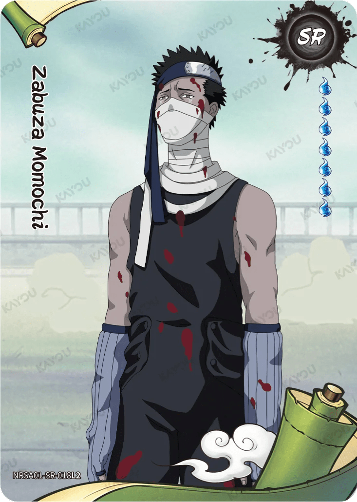 NARUTO KAYOU · SR Zabuza Momochi NRSA01-SR-018L2 Heaven Scroll Series 1 by Fabio’s Black Box on MYNTED