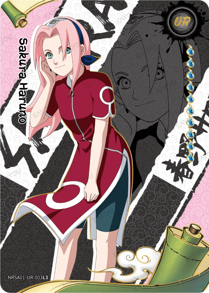 NARUTO KAYOU · UR Sakura Haruno NRSA-01-UR-003L3 Heaven Scroll Series 1 by Fabio’s Black Box on MYNTED