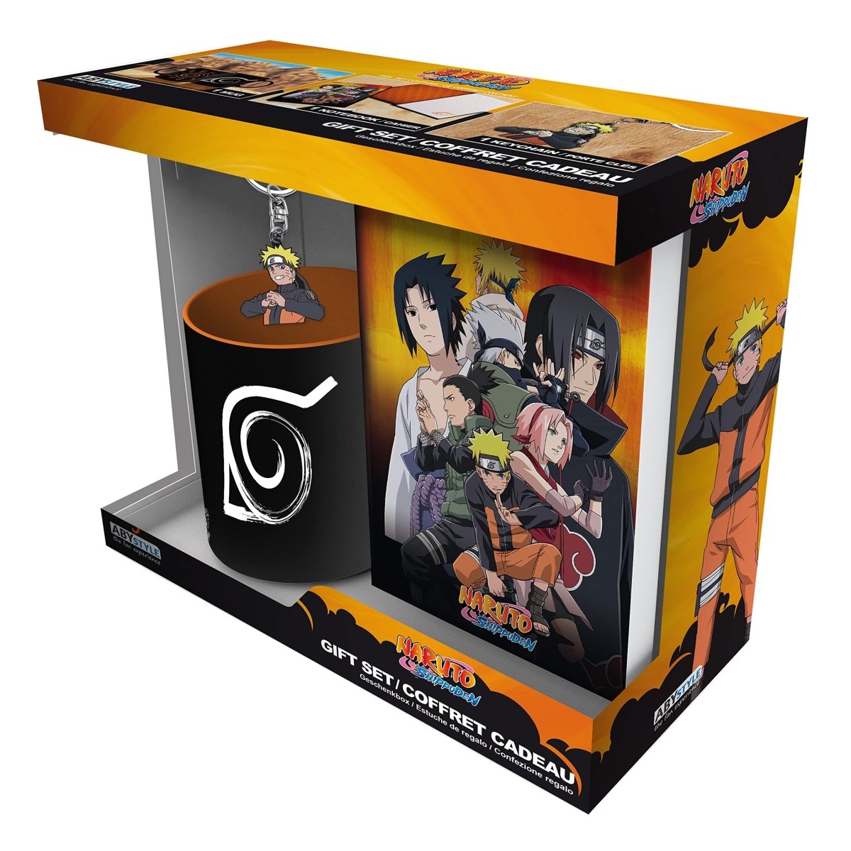 Naruto - Pck Mug320Ml + Keyring Pvc + Notebook by Gamified on MYNTED