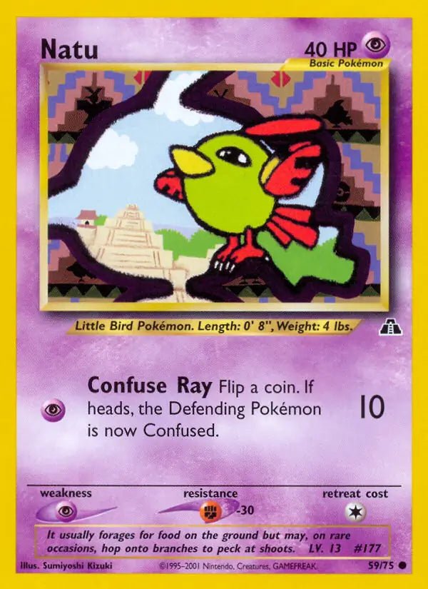 Natu Neo Discovery Common • 59 Unlimited by Marnie’s TCG on MYNTED