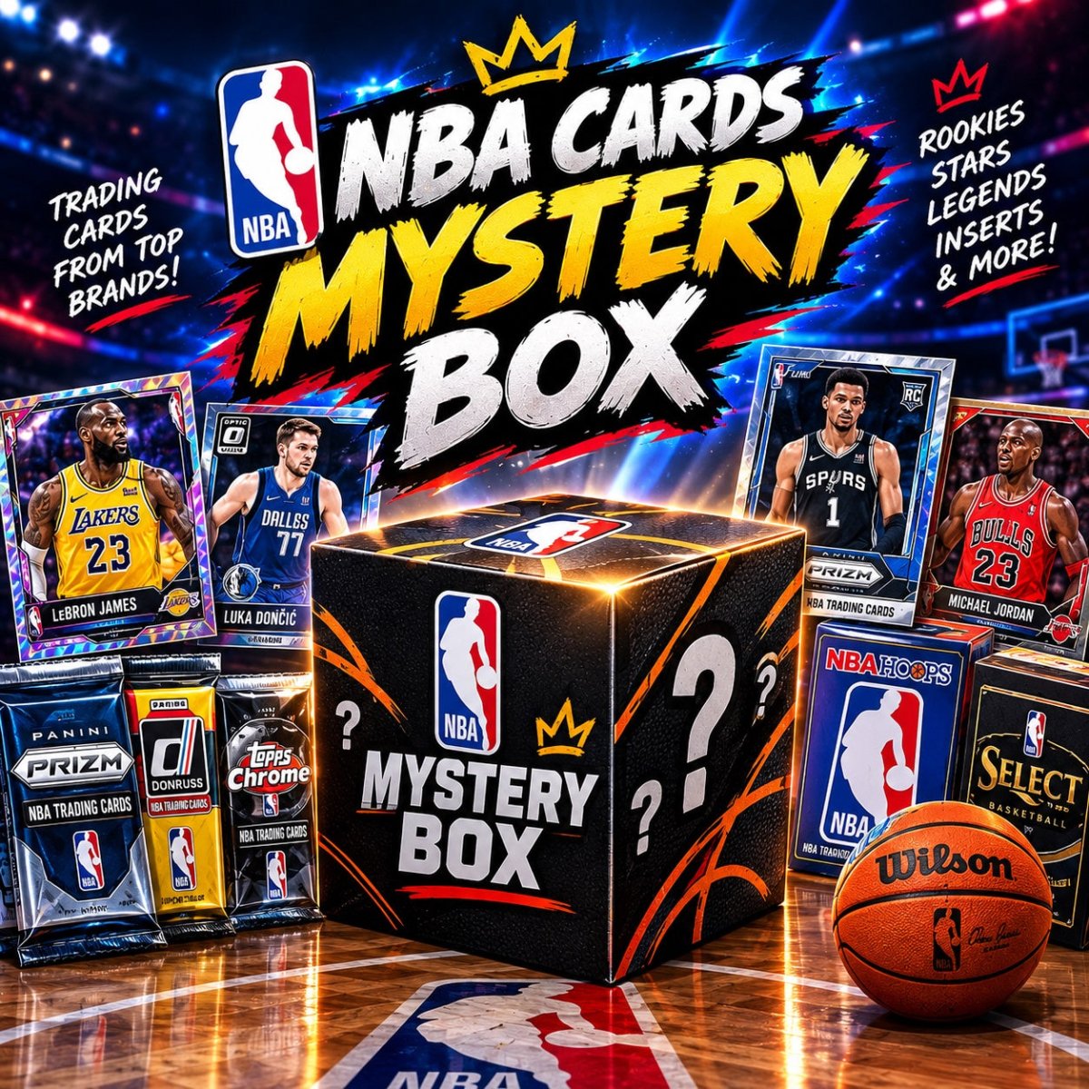 NBA Cards Box - 10 cards per box by Rip and Collect on MYNTED