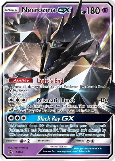 Necrozma GX - SM58 - SM Promos (SMP) by P0kellector on MYNTED