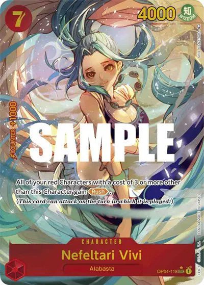 Nefeltari Vivi (118) (Alternate Art) Kingdoms of Intrigue SEC • OP04 - 118 Foil by Marnie’s TCG on MYNTED